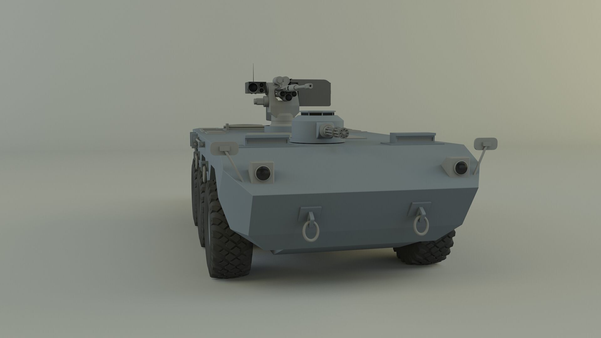 Armored vehicle 3D model_4