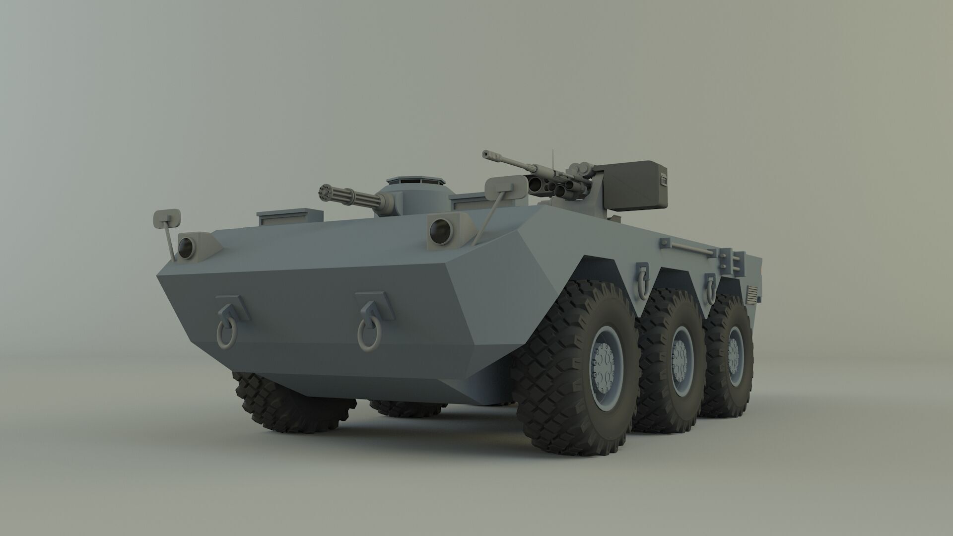 Armored vehicle 3D model_5