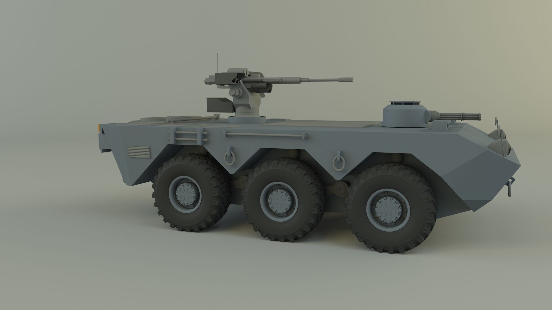 Armored vehicle 3D model_3