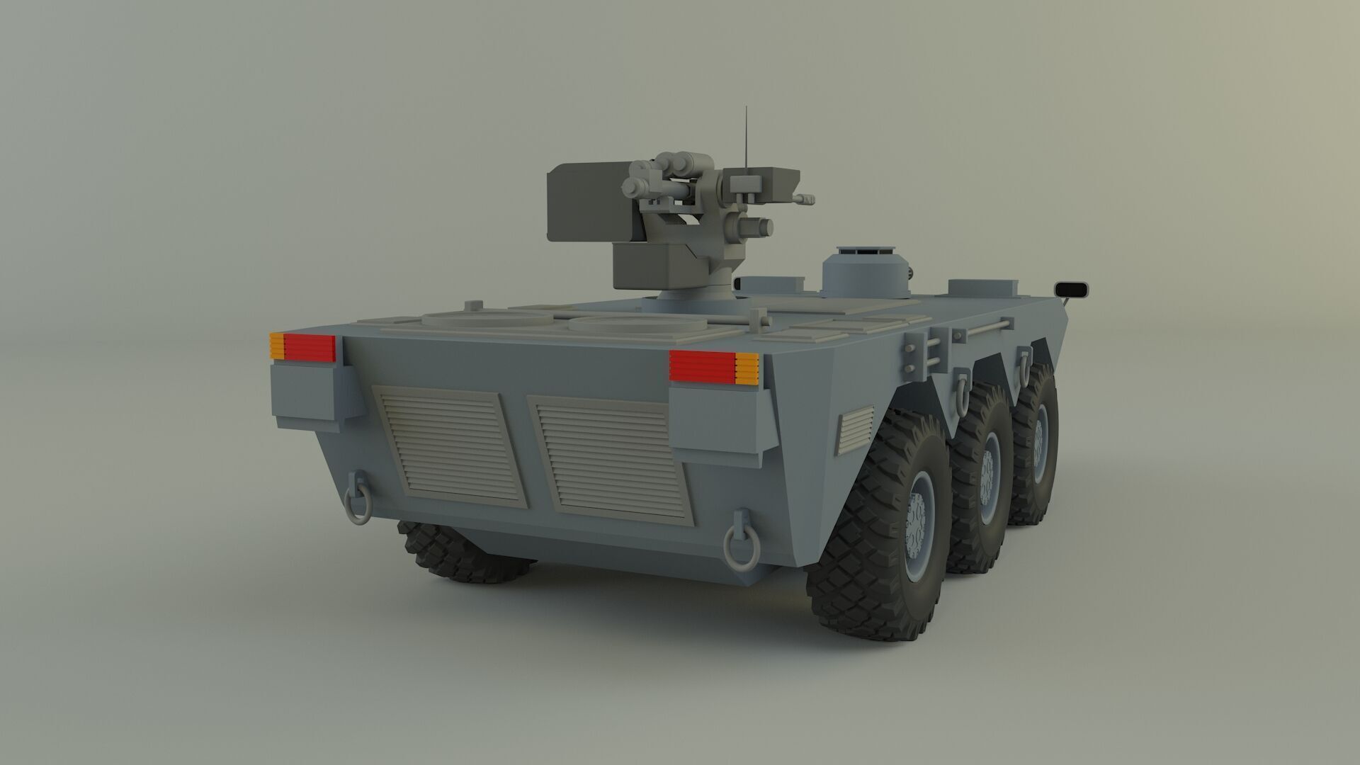 Armored vehicle 3D model_2