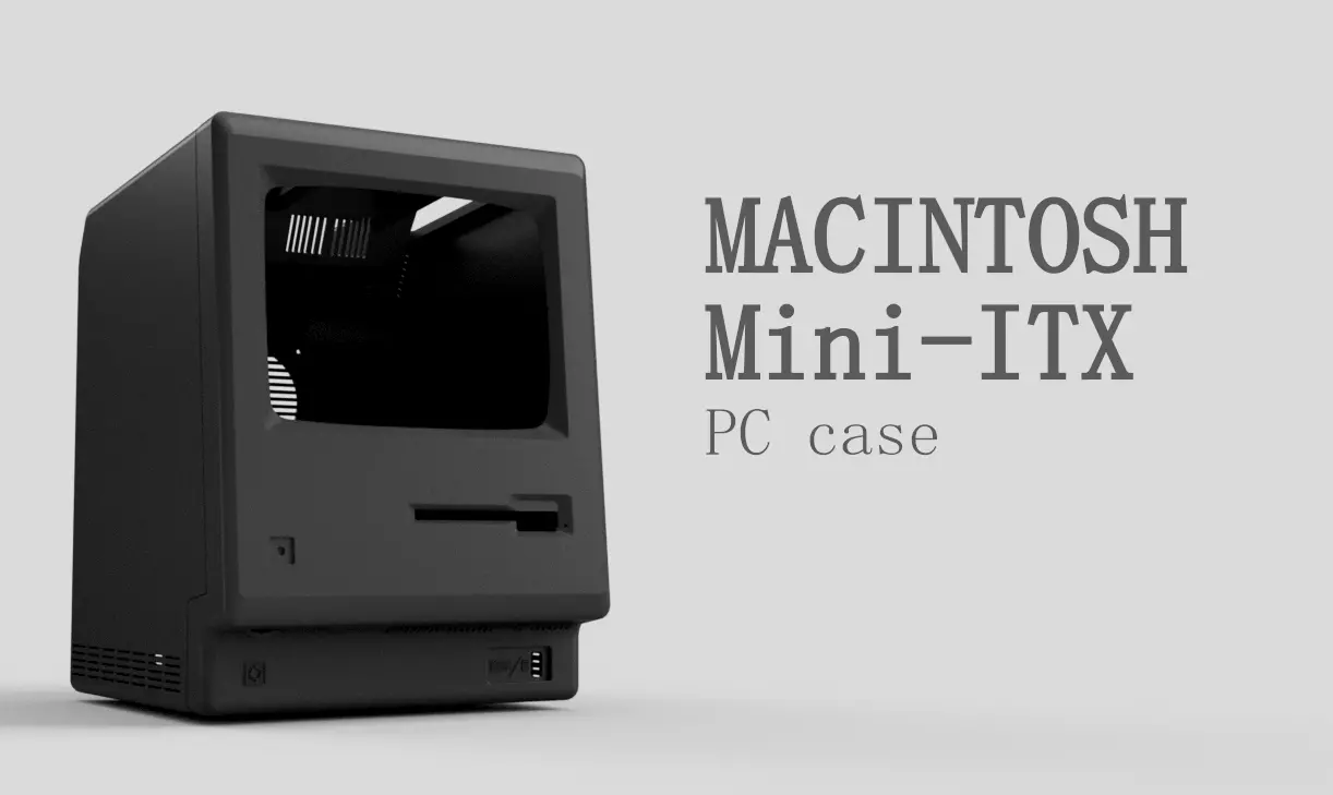 Macintosh Mini-Itx PC Case 3D print model_0
