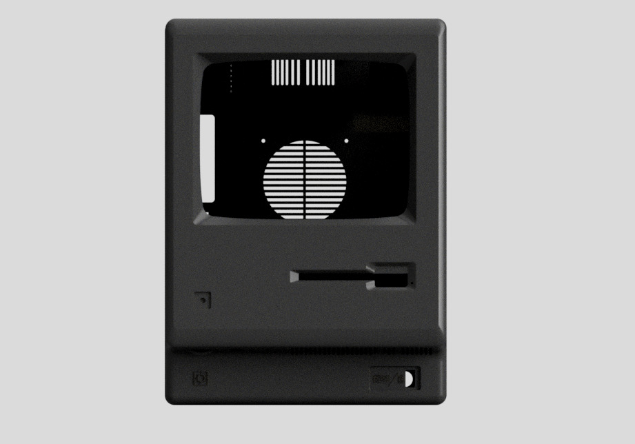 Macintosh Mini-Itx PC Case 3D print model_1