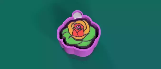 Rose Freshie Mold solid soap wax melt 