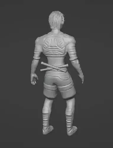 METIN 2 NINJA 3D PRINT MODEL