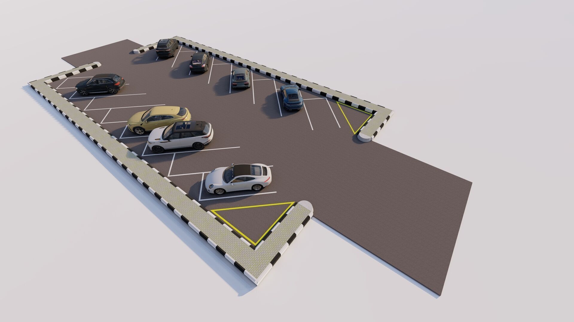 Parking-Parking Lot 3D model_2