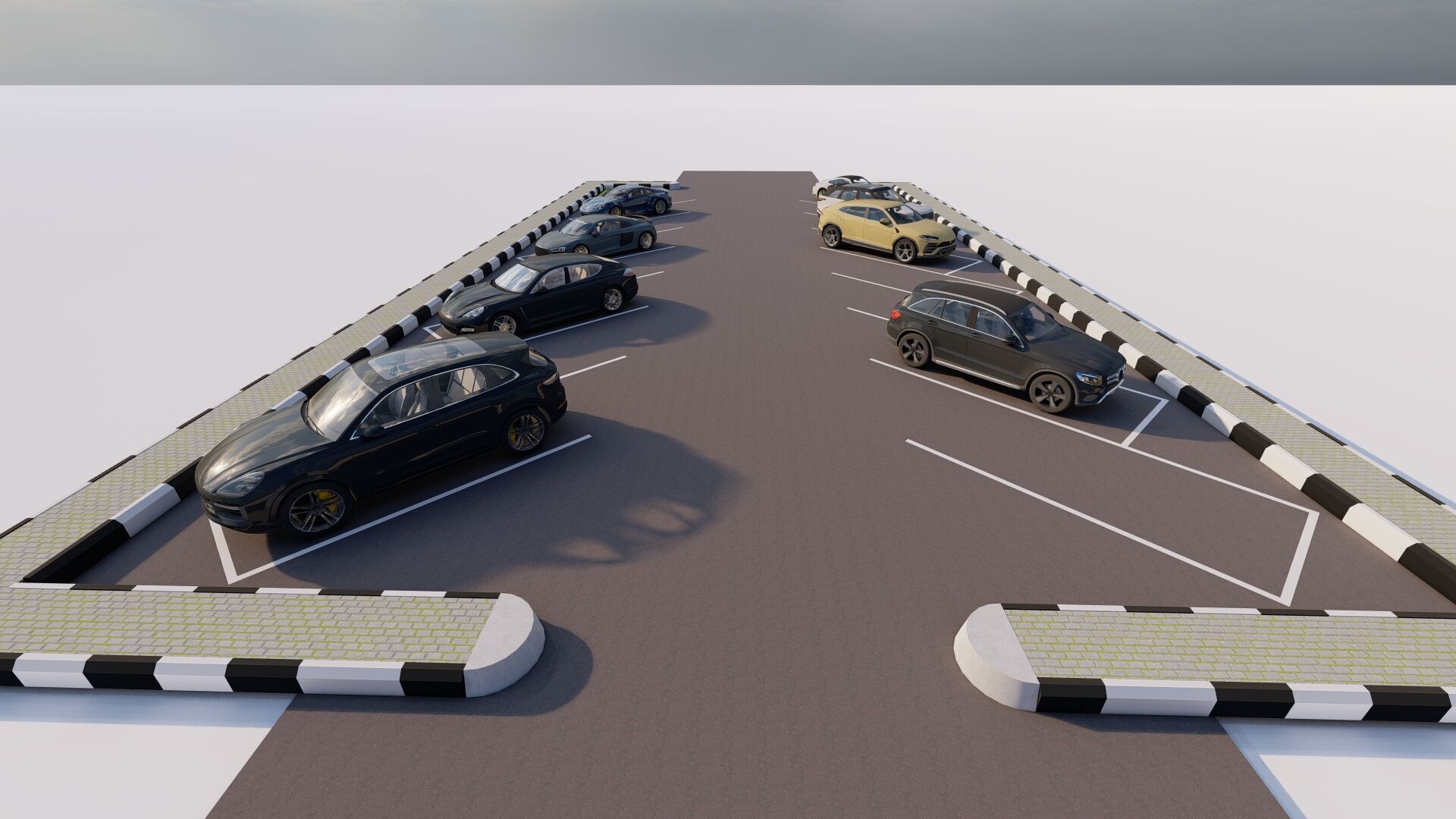 Parking-Parking Lot 3D model_14