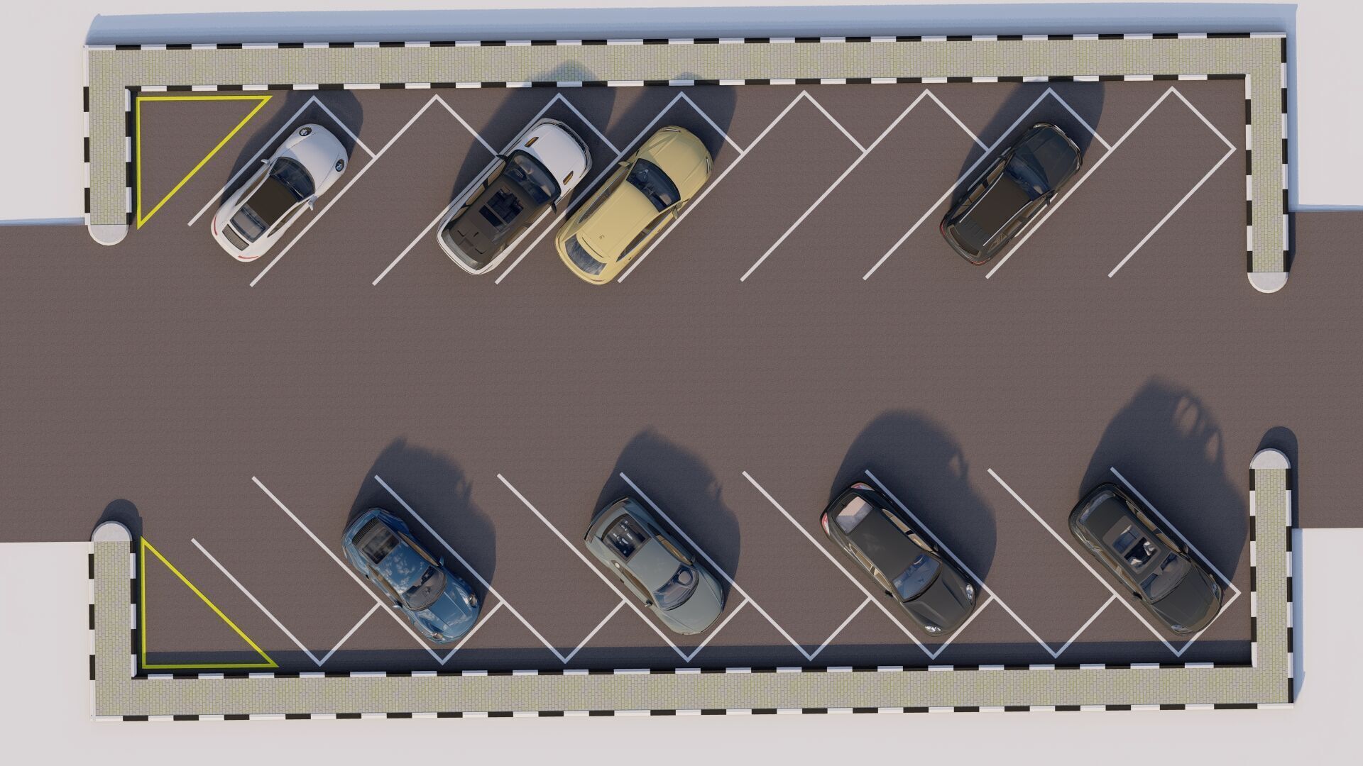 Parking-Parking Lot 3D model_16