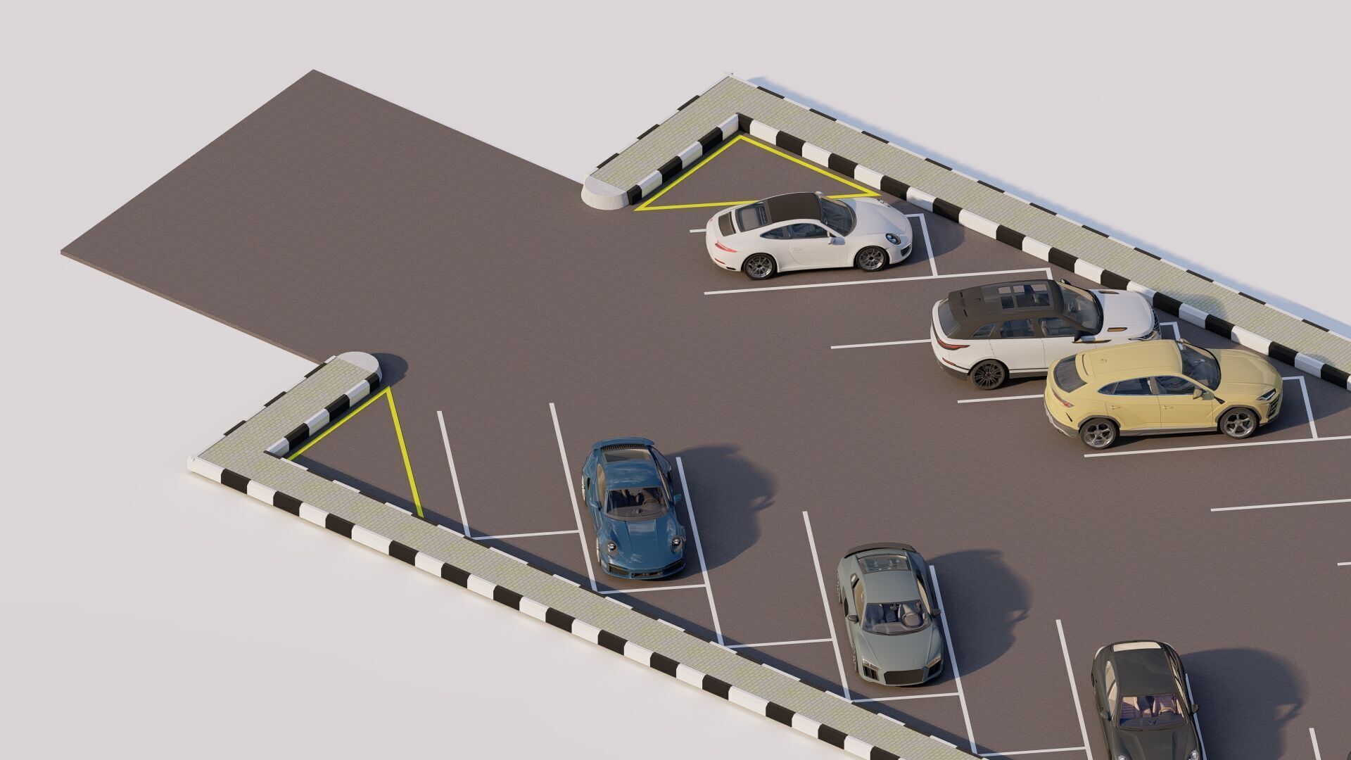 Parking-Parking Lot 3D model_17