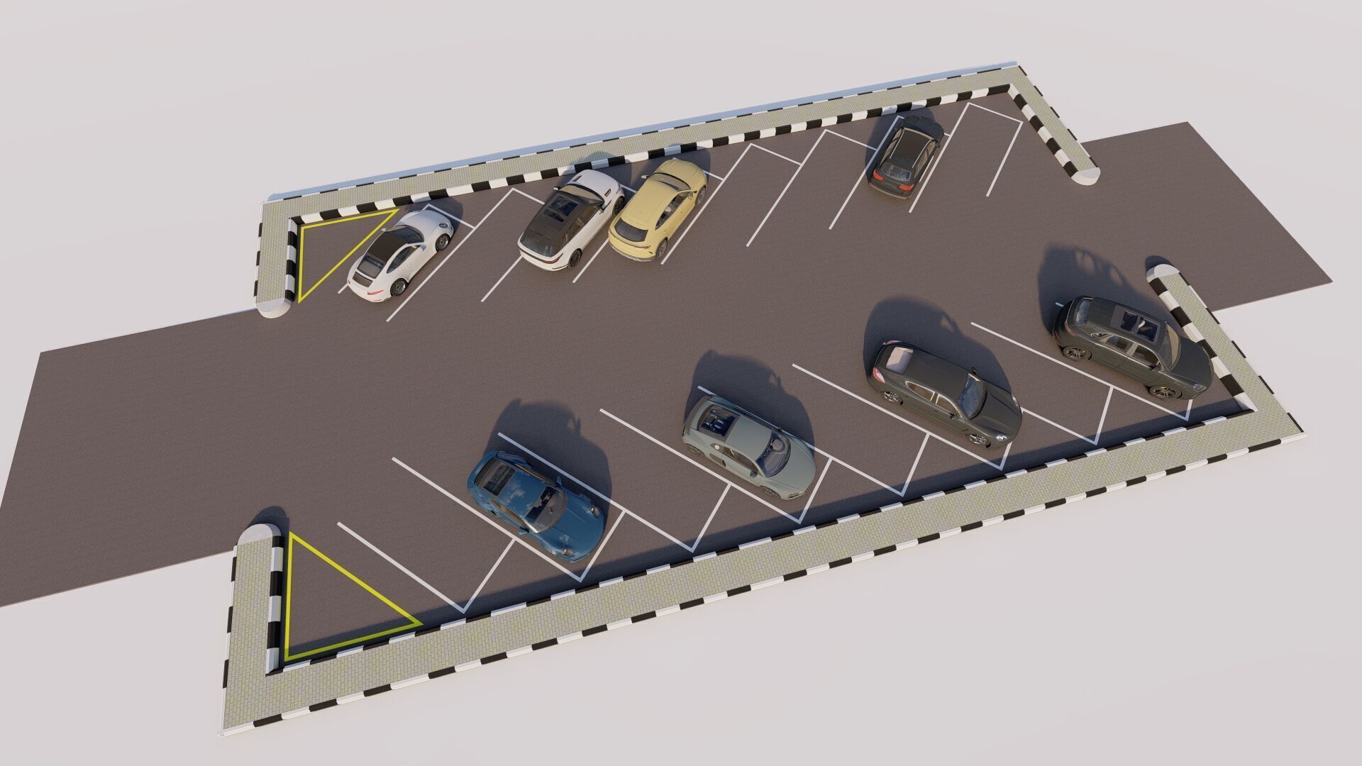 Parking-Parking Lot 3D model_15