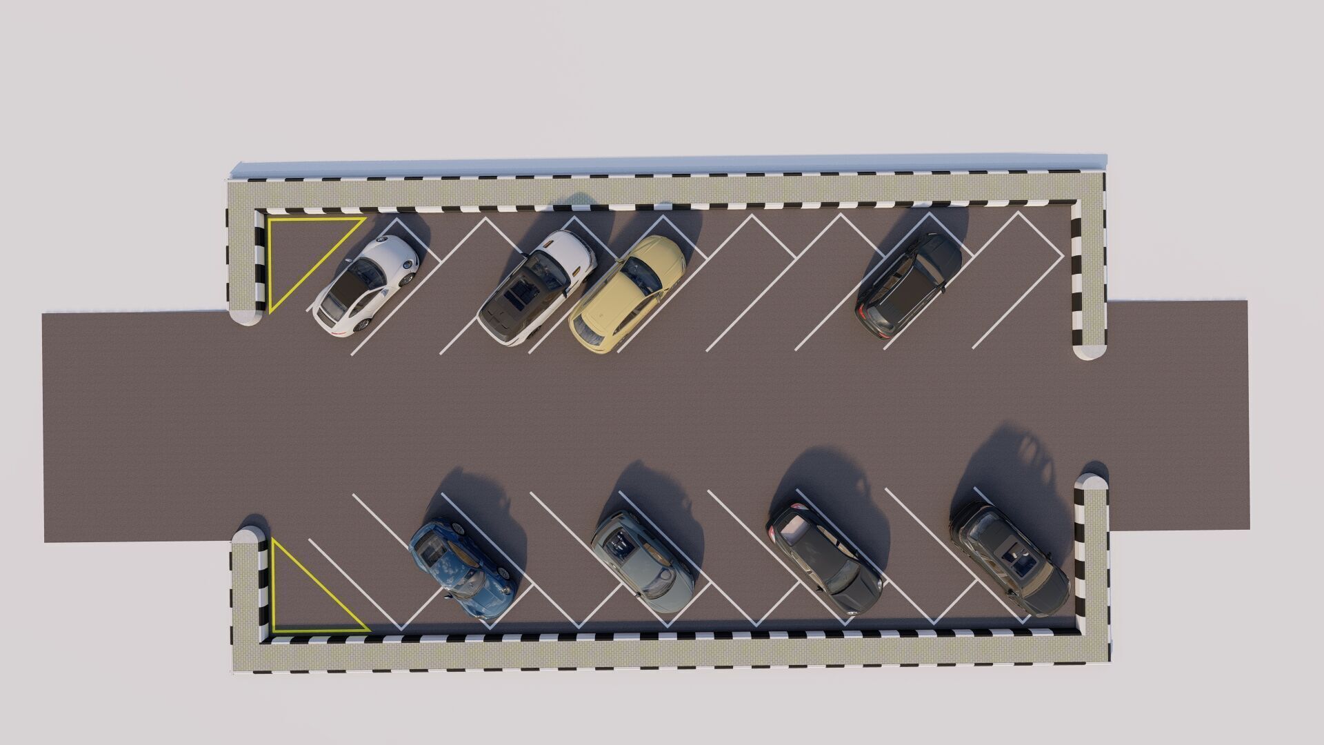 Parking-Parking Lot 3D model_7