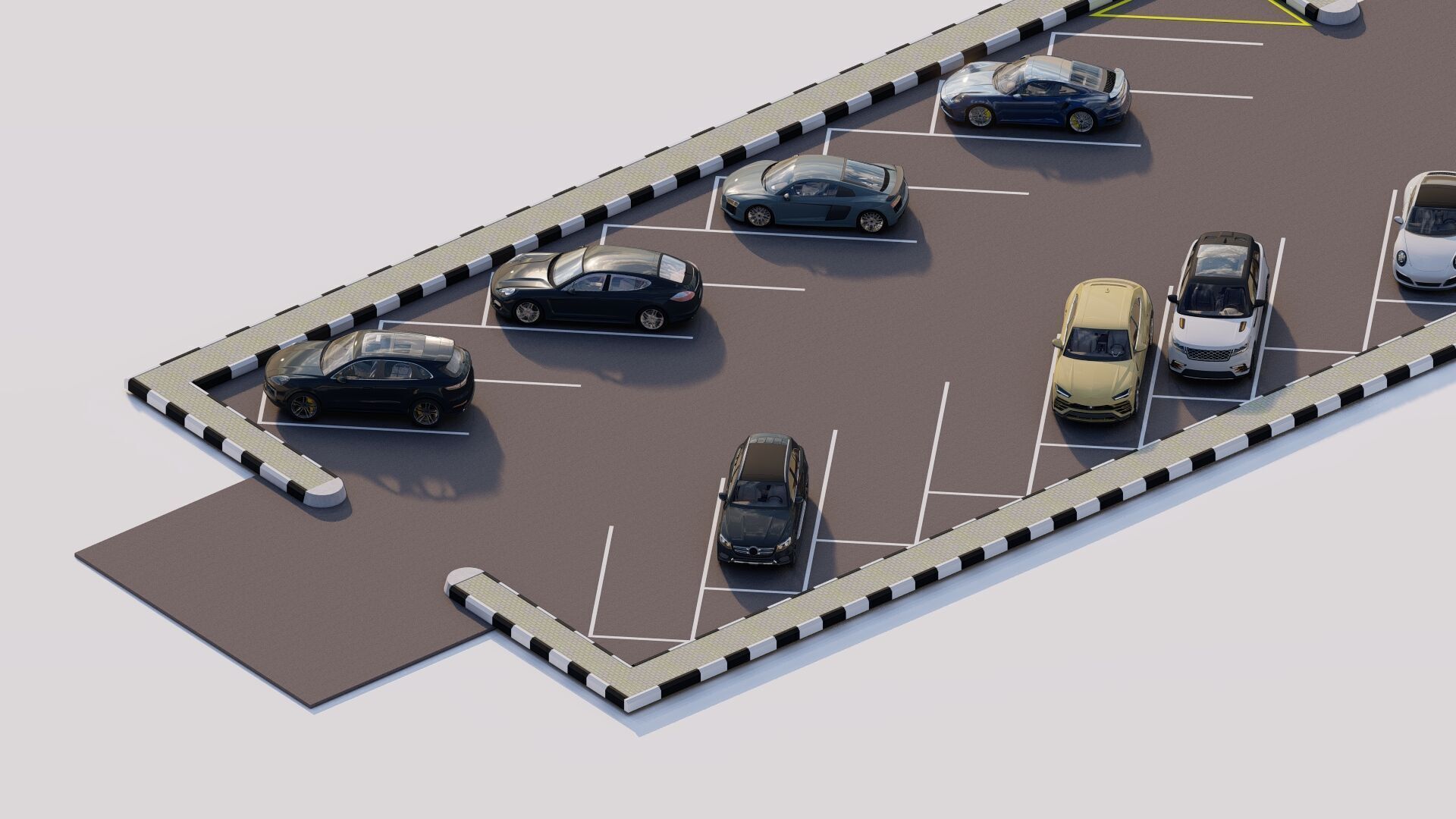 Parking-Parking Lot 3D model_19