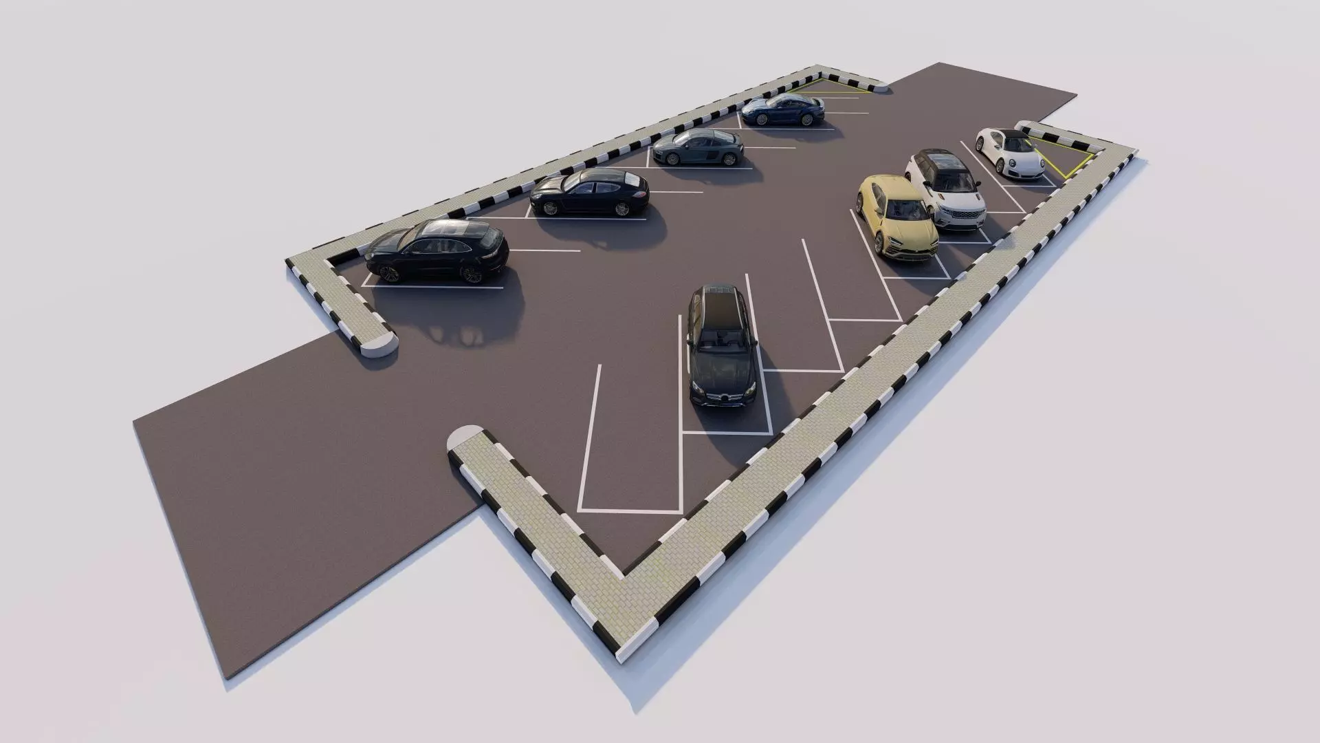 Parking-Parking Lot 3D model_0
