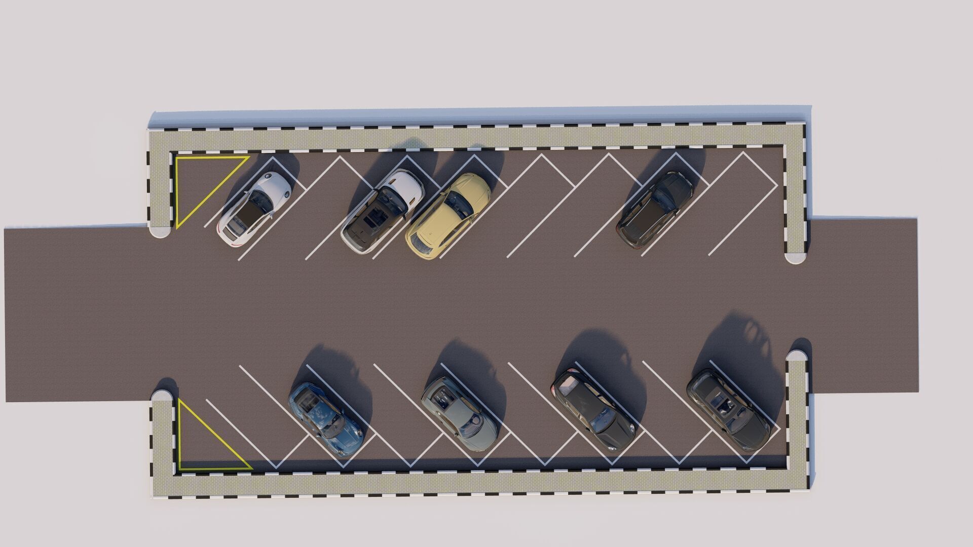 Parking-Parking Lot 3D model_8