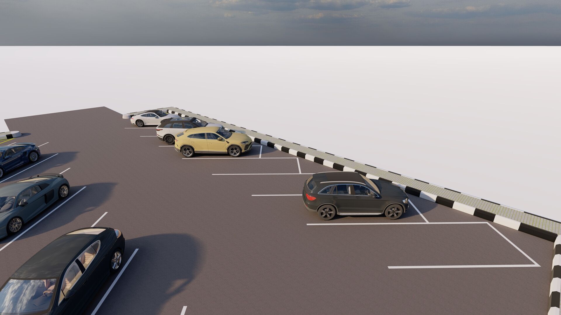 Parking-Parking Lot 3D model_3