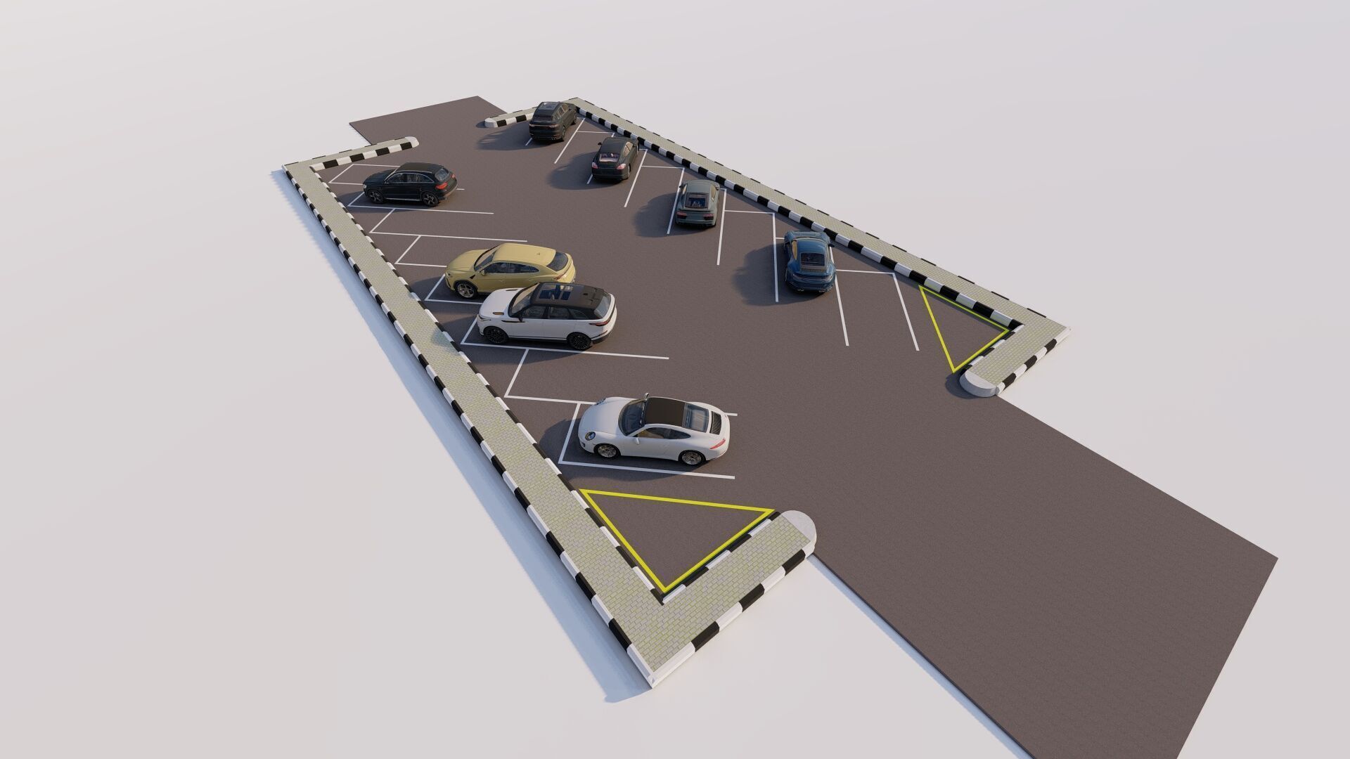 Parking-Parking Lot 3D model_11
