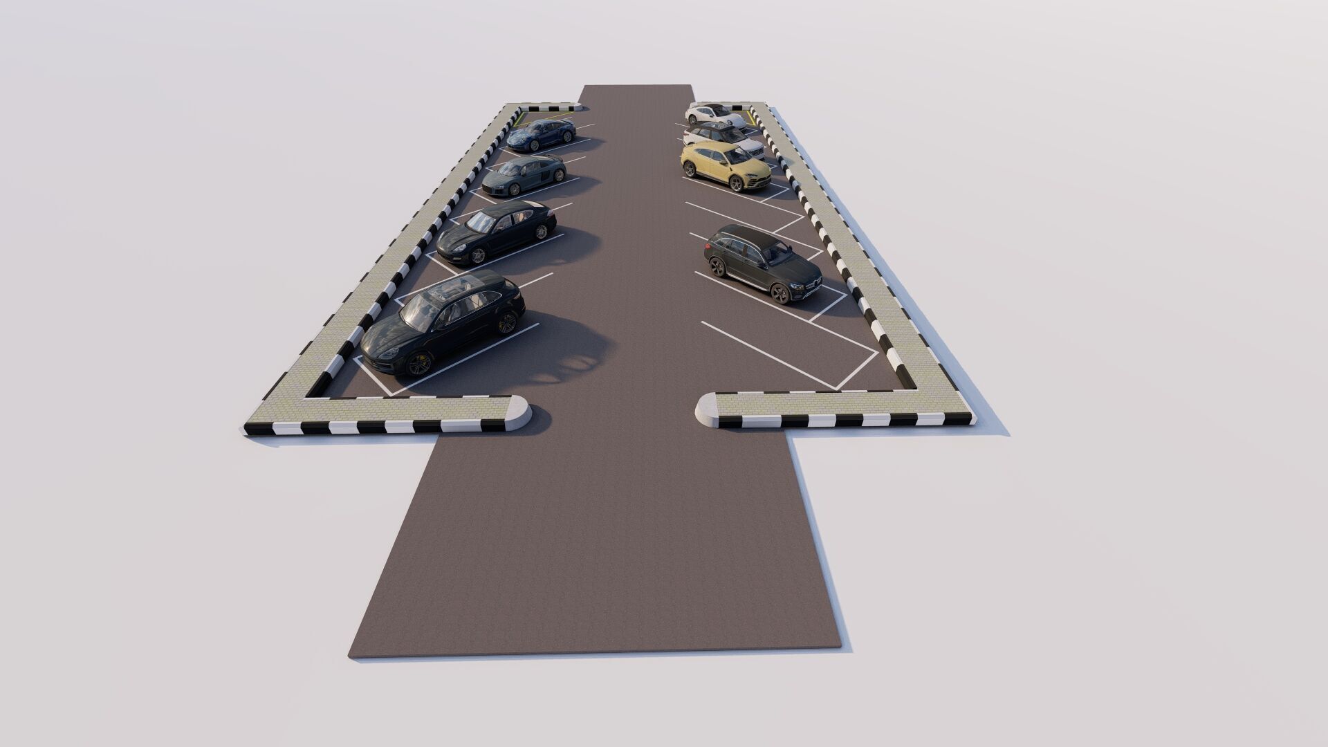 Parking-Parking Lot 3D model_5