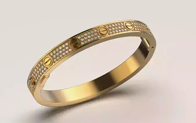 Bracelet Love de Cartier Paved 150mm