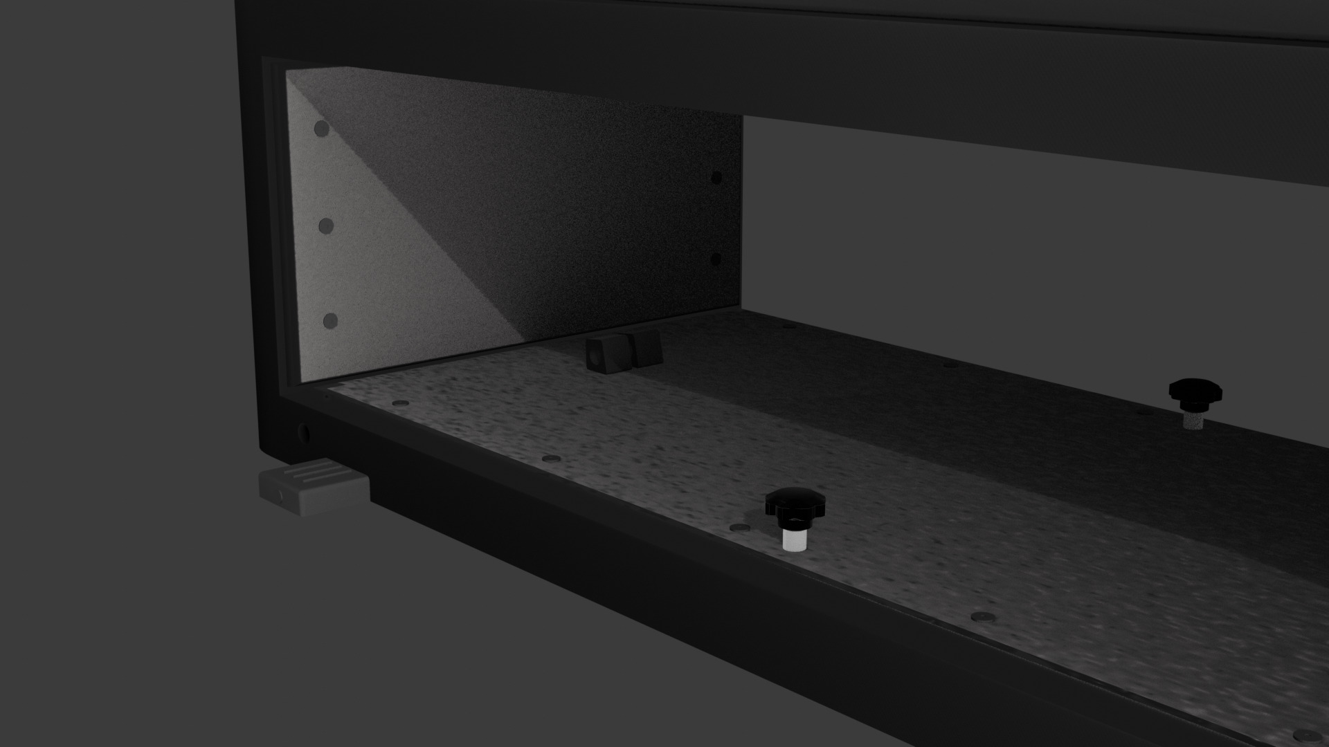 Flat Workout Bench Free 3D model_3