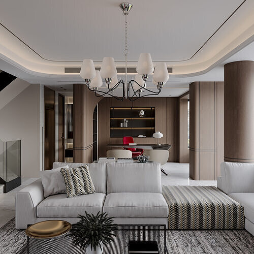 Apartment interior scenes   3D model 2