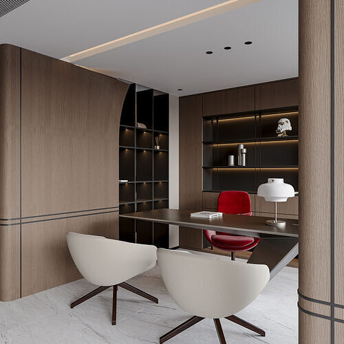 Apartment interior scenes   3D model 4