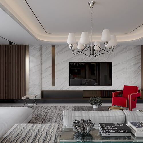 Apartment interior scenes   3D model 3