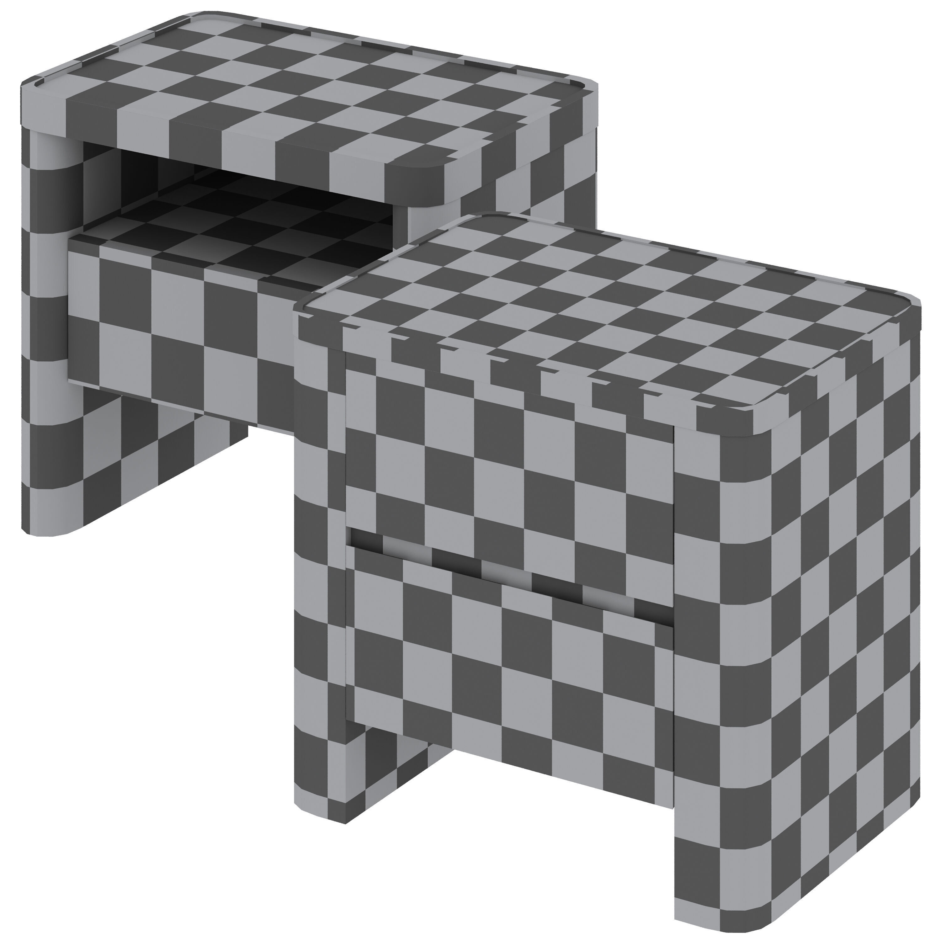 Bedside table Modesta and Stina by Interior Secrets 3D model_6