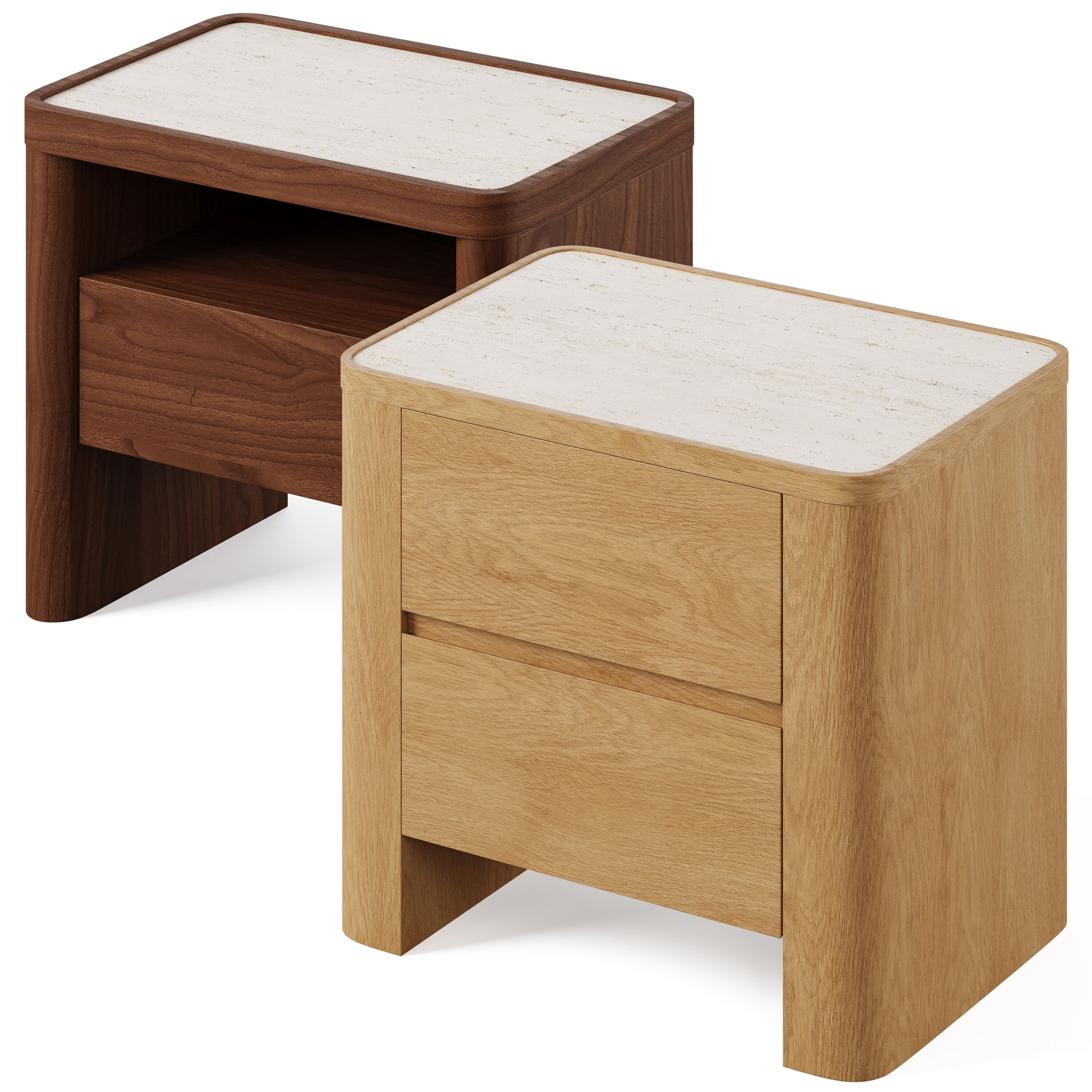 Bedside table Modesta and Stina by Interior Secrets 3D model_4