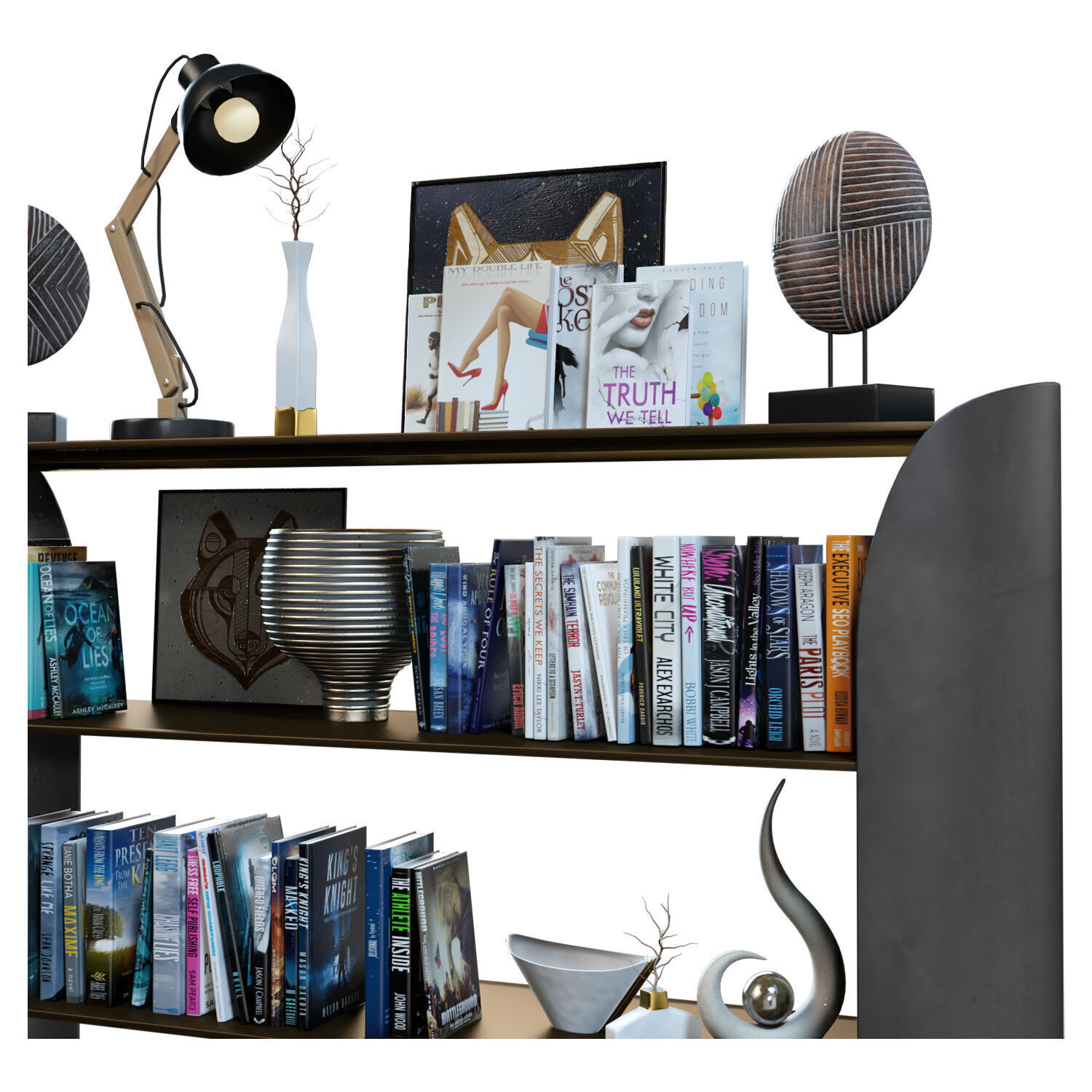 Davis Vida Shelving Low-poly 3D model_3