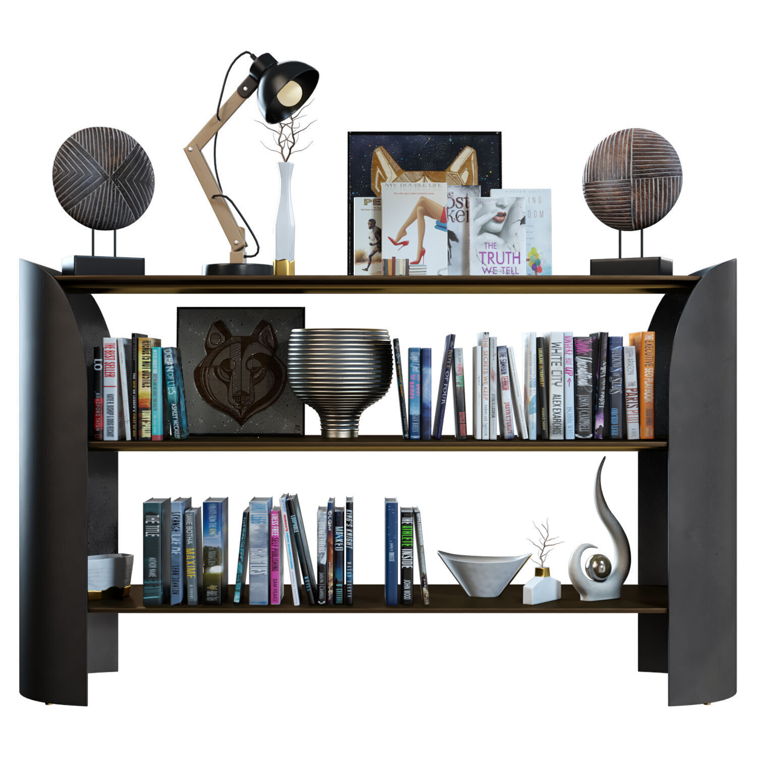 Davis Vida Shelving Low-poly 3D model_2