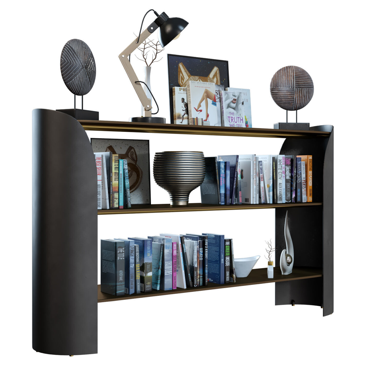 Davis Vida Shelving Low-poly 3D model_1