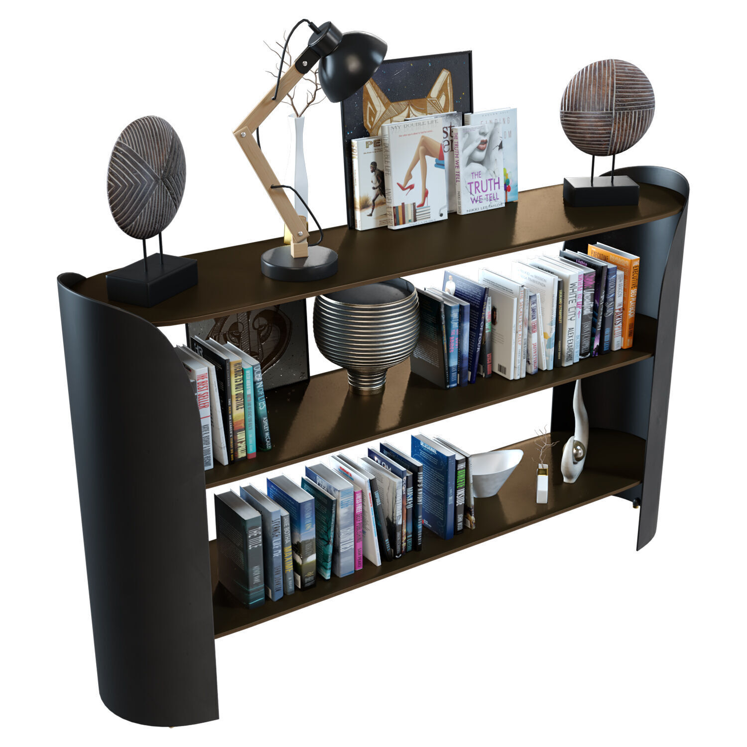 Davis Vida Shelving Low-poly 3D model_4