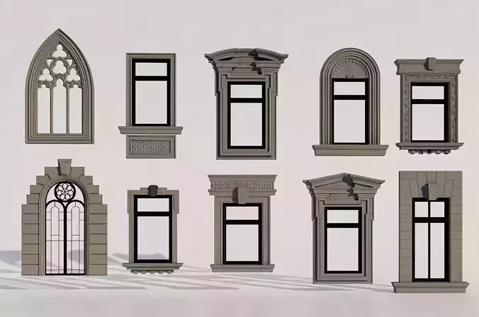 Windows Collection 3D model
