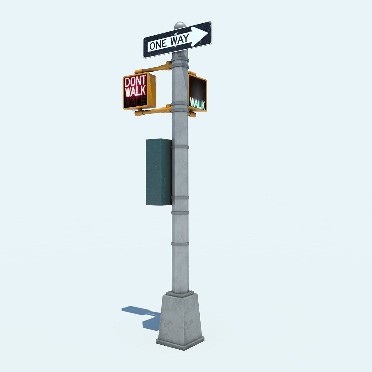 NYC Street Elements 3D model_4