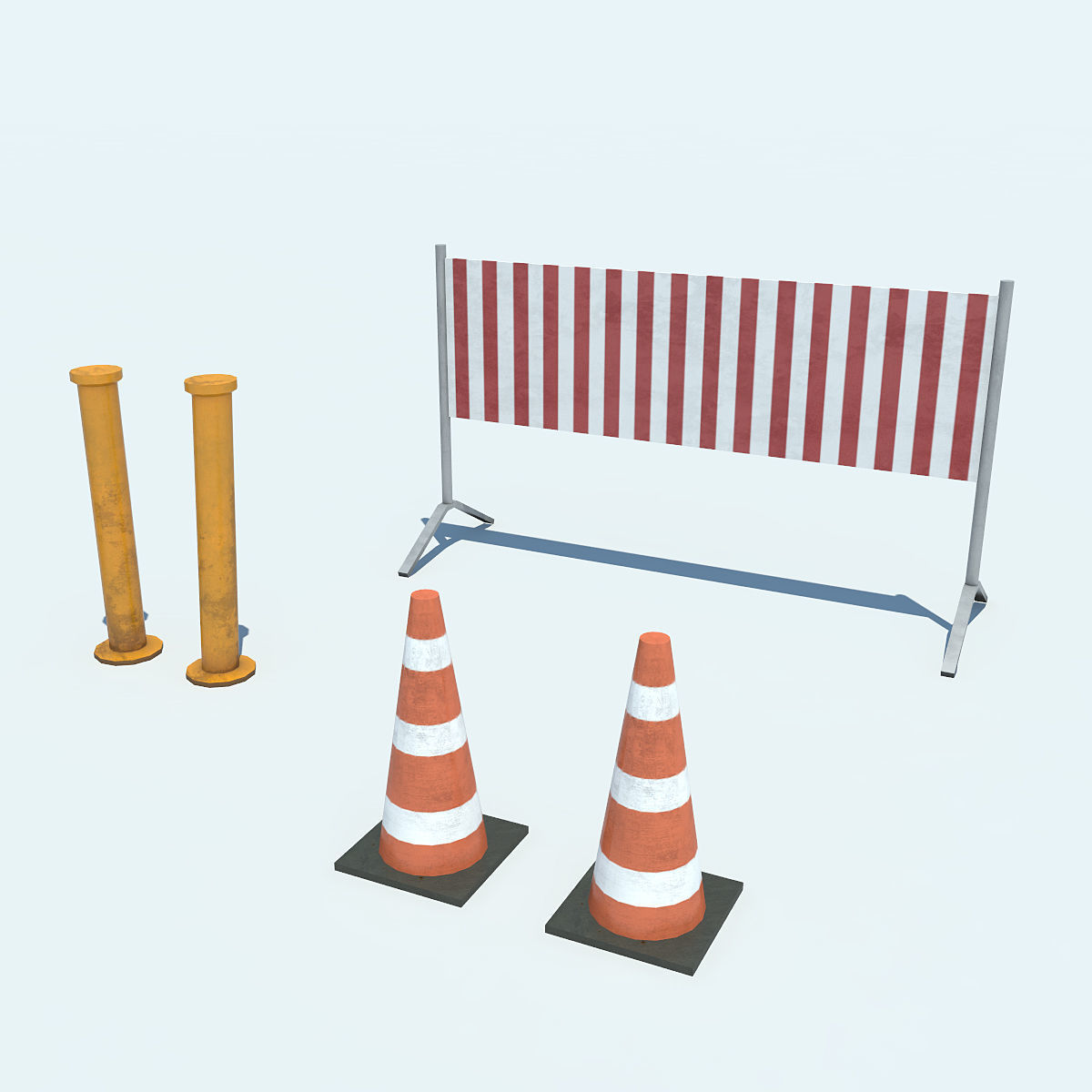 NYC Street Elements 3D model_11