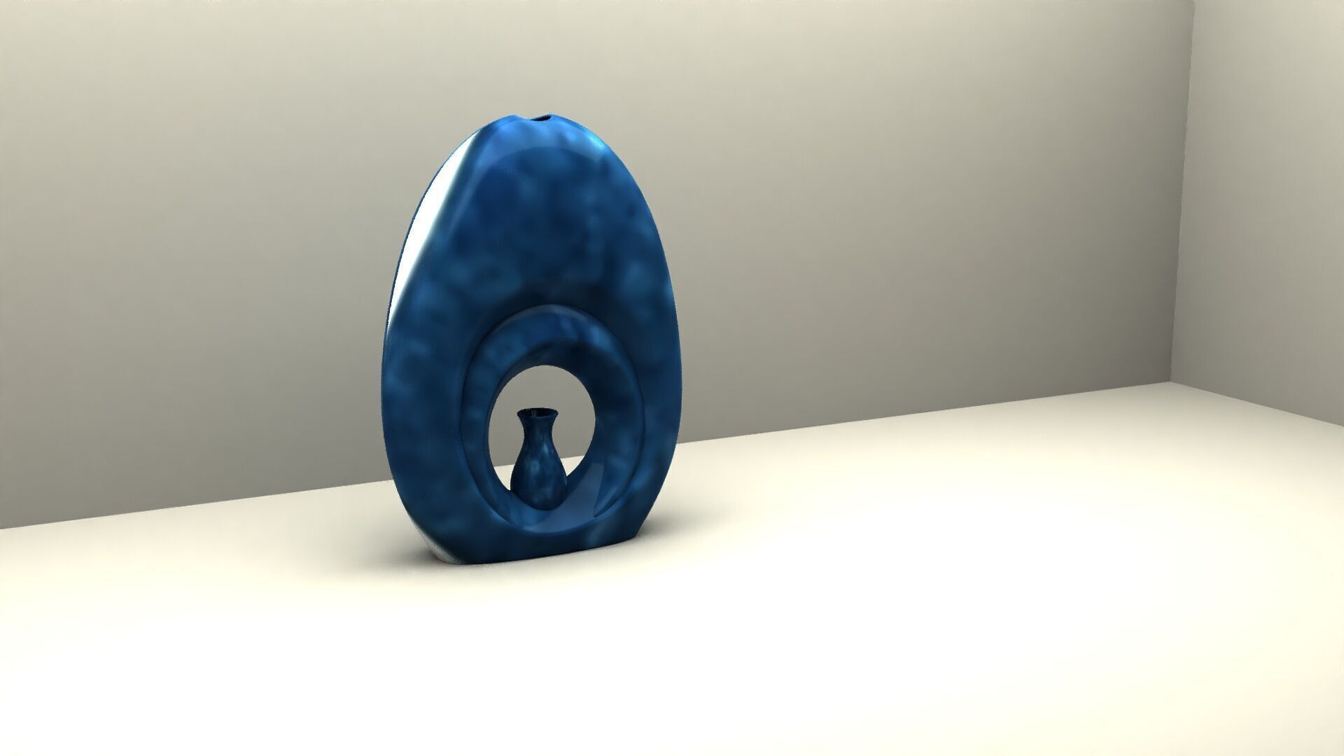 Decorative 3d Model of Pot Ideal for Interior Projects Low-poly 3D model_1