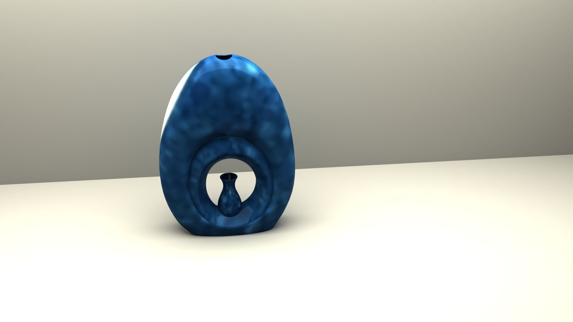 Decorative 3d Model of Pot Ideal for Interior Projects Low-poly 3D model_3