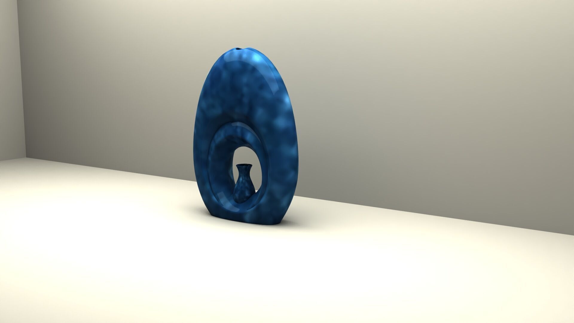 Decorative 3d Model of Pot Ideal for Interior Projects Low-poly 3D model_2