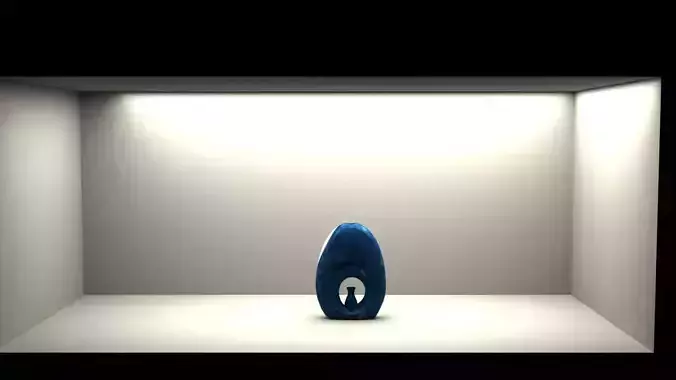 Decorative 3d Model of Pot Ideal for  Interior Projects