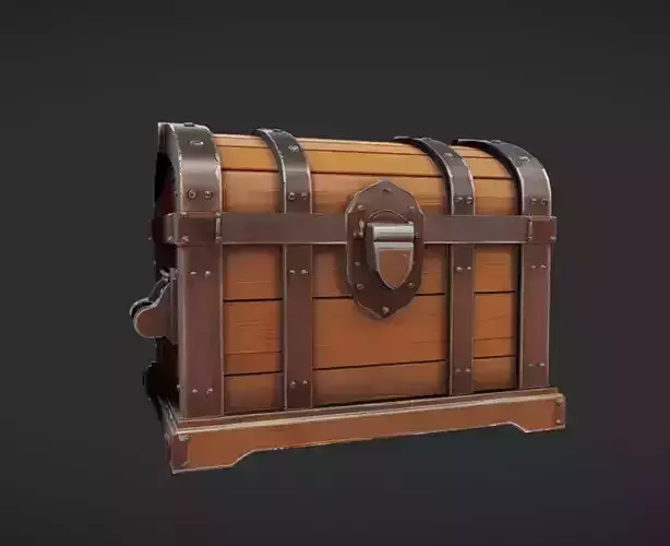 wooden treasure chest