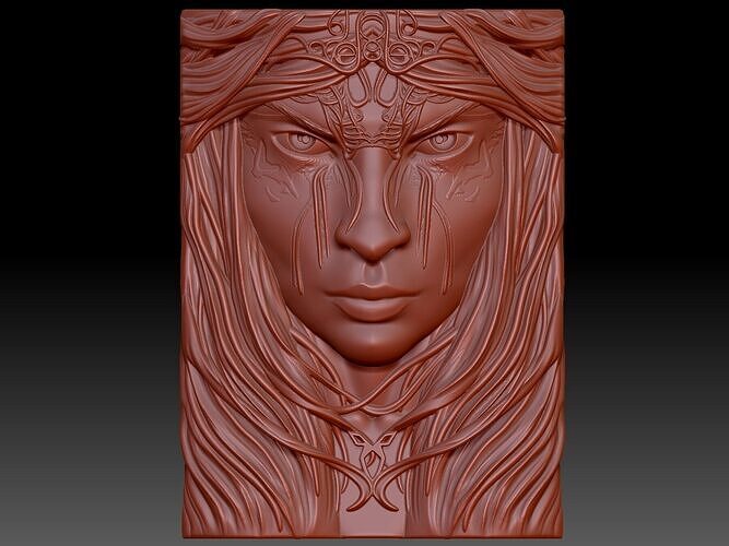 Forest Woman 3D print model