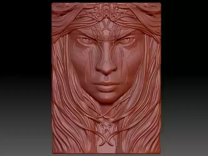 Forest Woman 3D print model