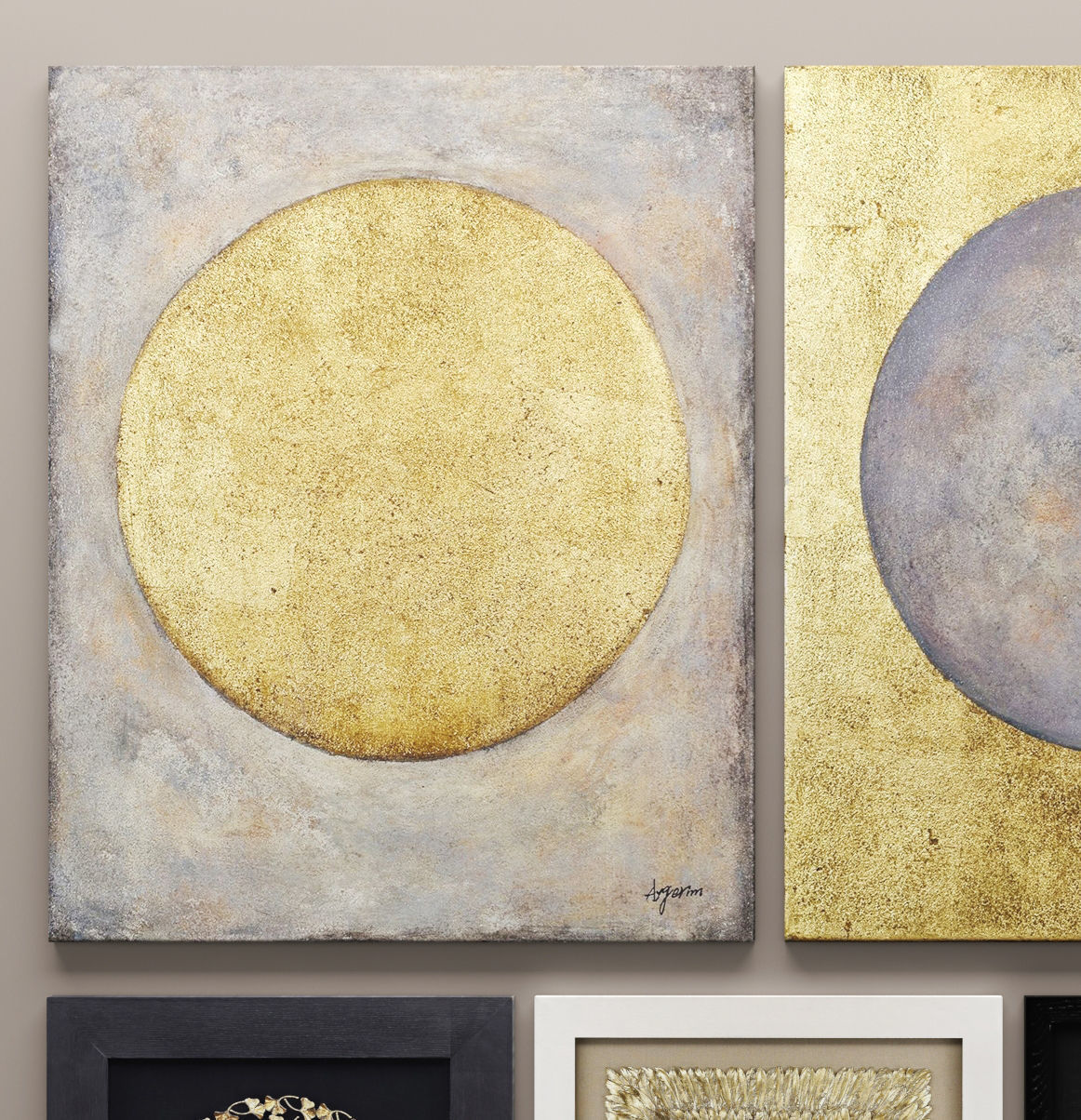 Paintings set renwil and Dimond Home 3D 3D model_2