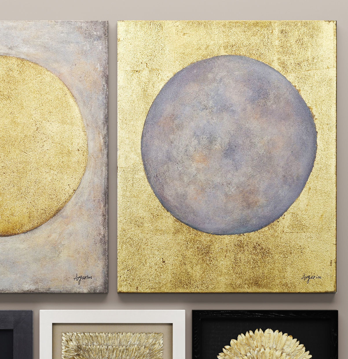 Paintings set renwil and Dimond Home 3D 3D model_3
