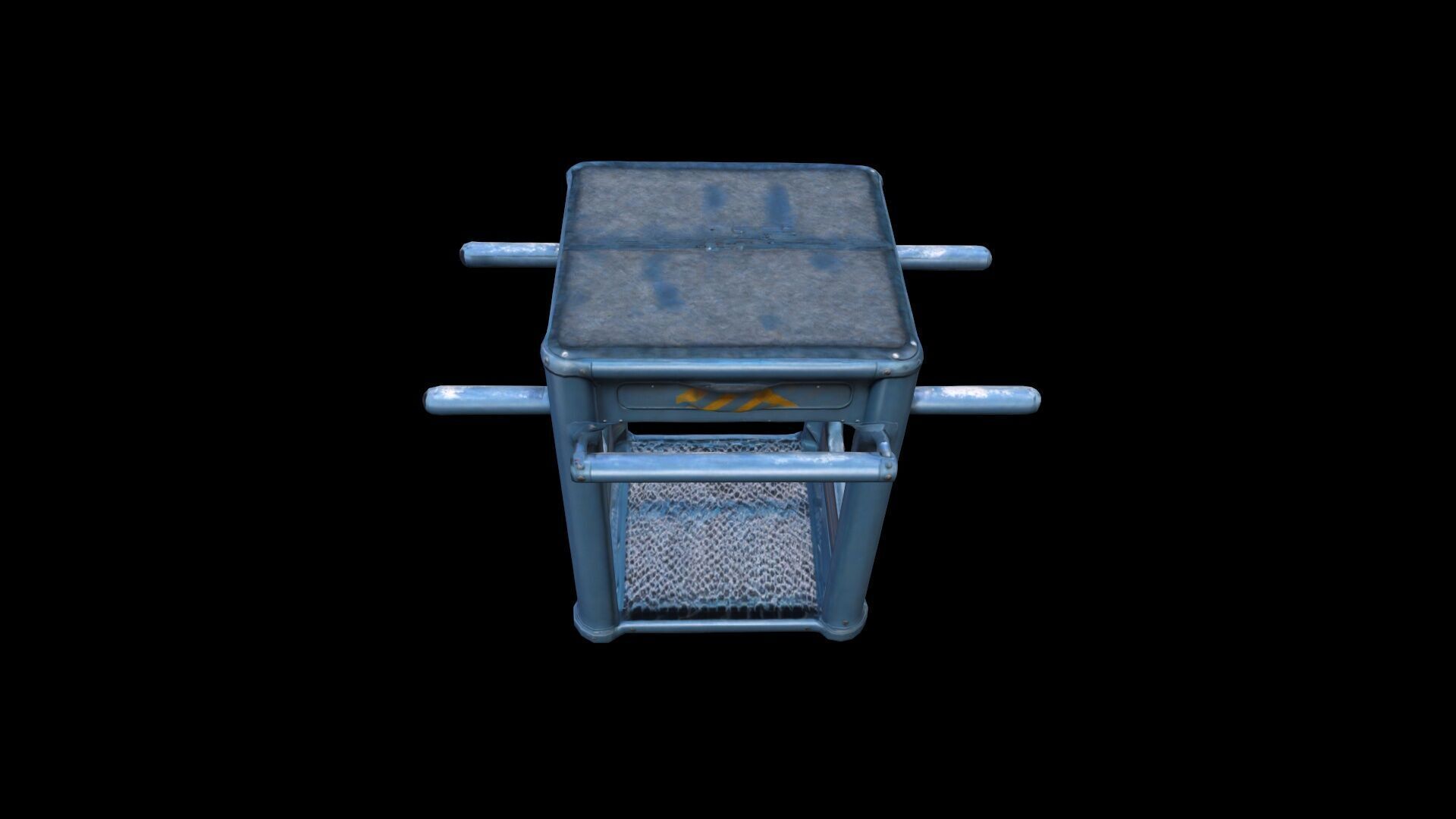 3d Model Metal Crowd Control Barrier 3D model_5