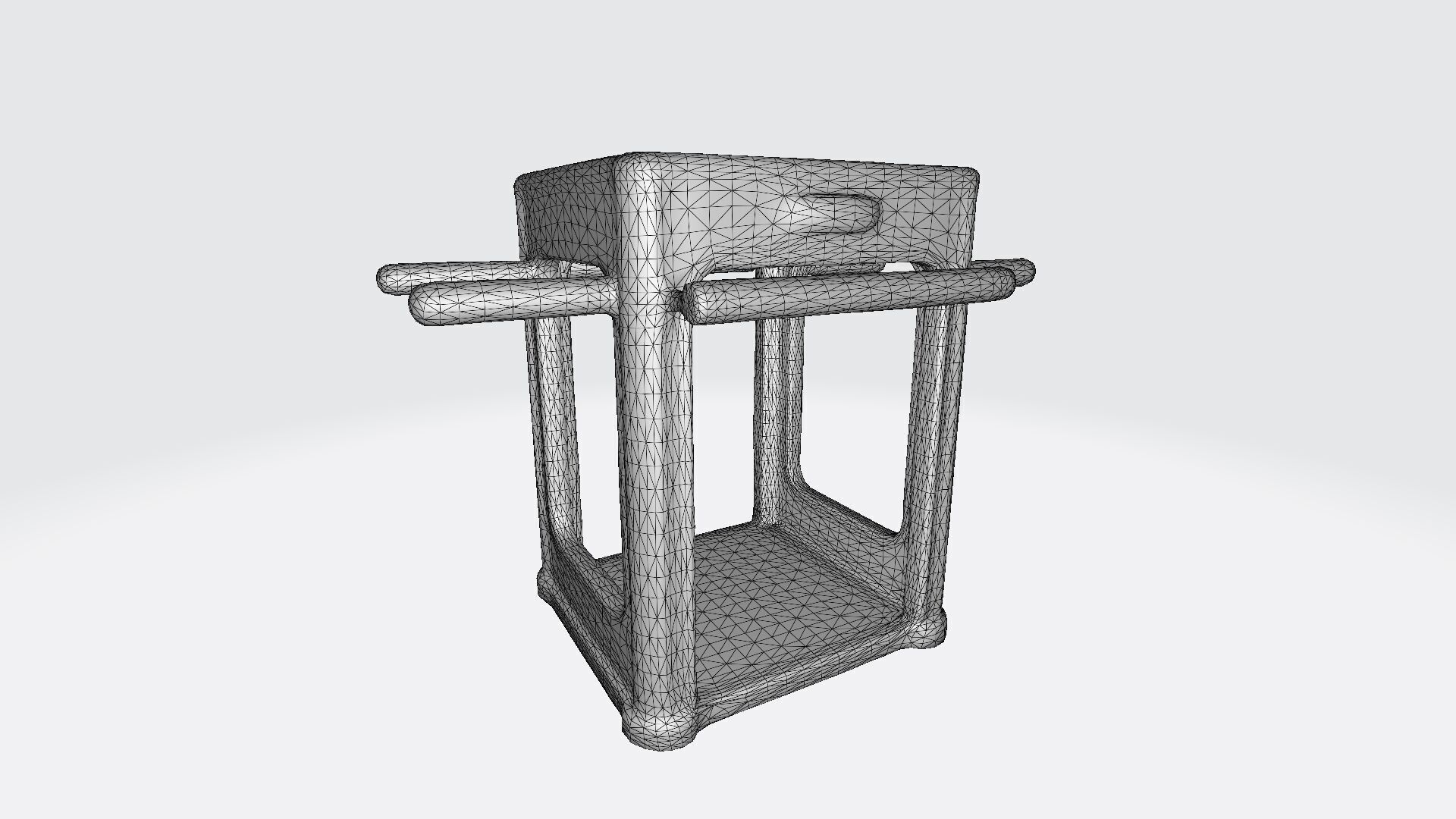 3d Model Metal Crowd Control Barrier 3D model_6