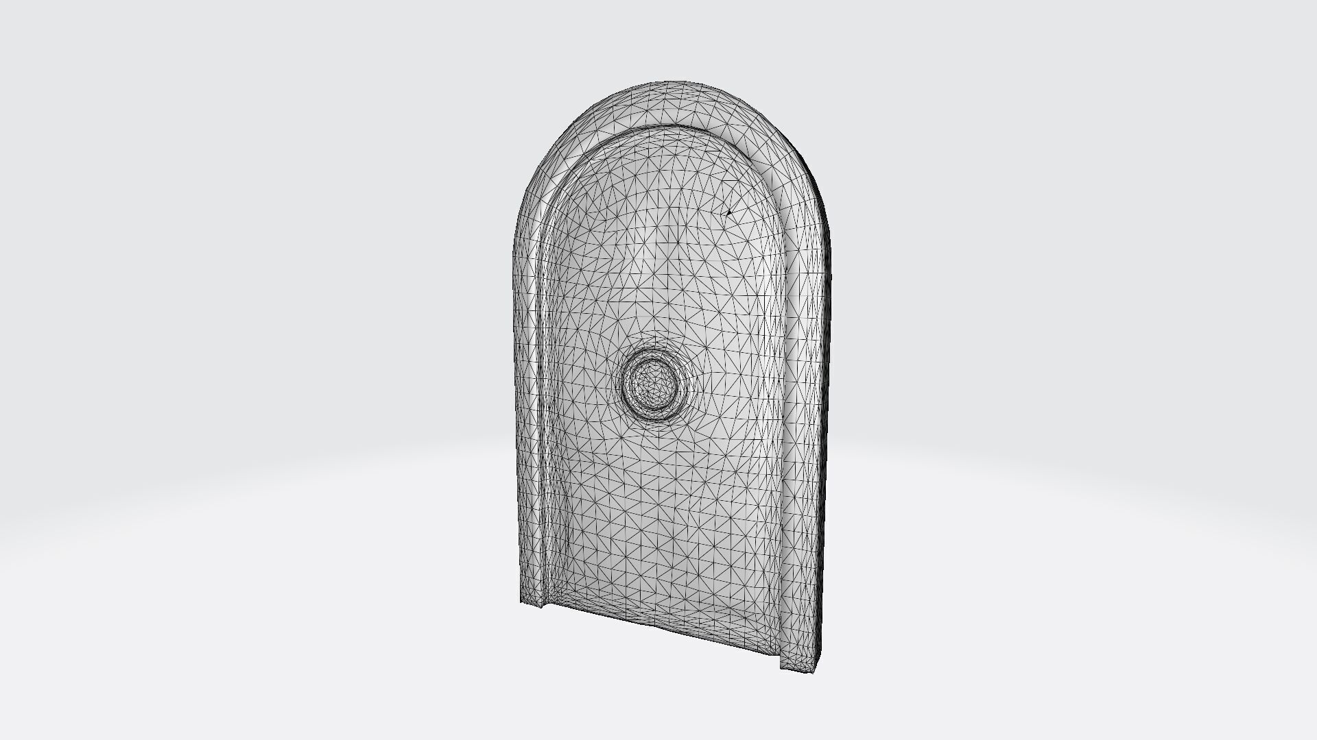 3d Model Office Building Security Access Metal Door 3D model_6