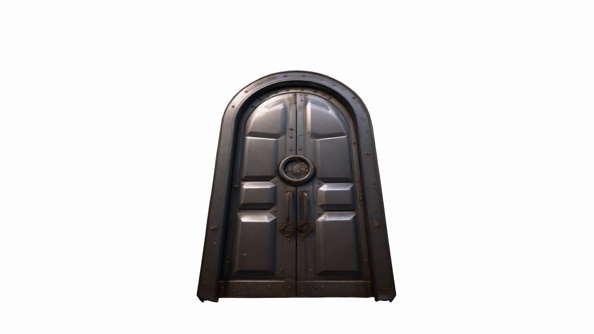 3d Model Office Building Security Access Metal Door 3D model_3