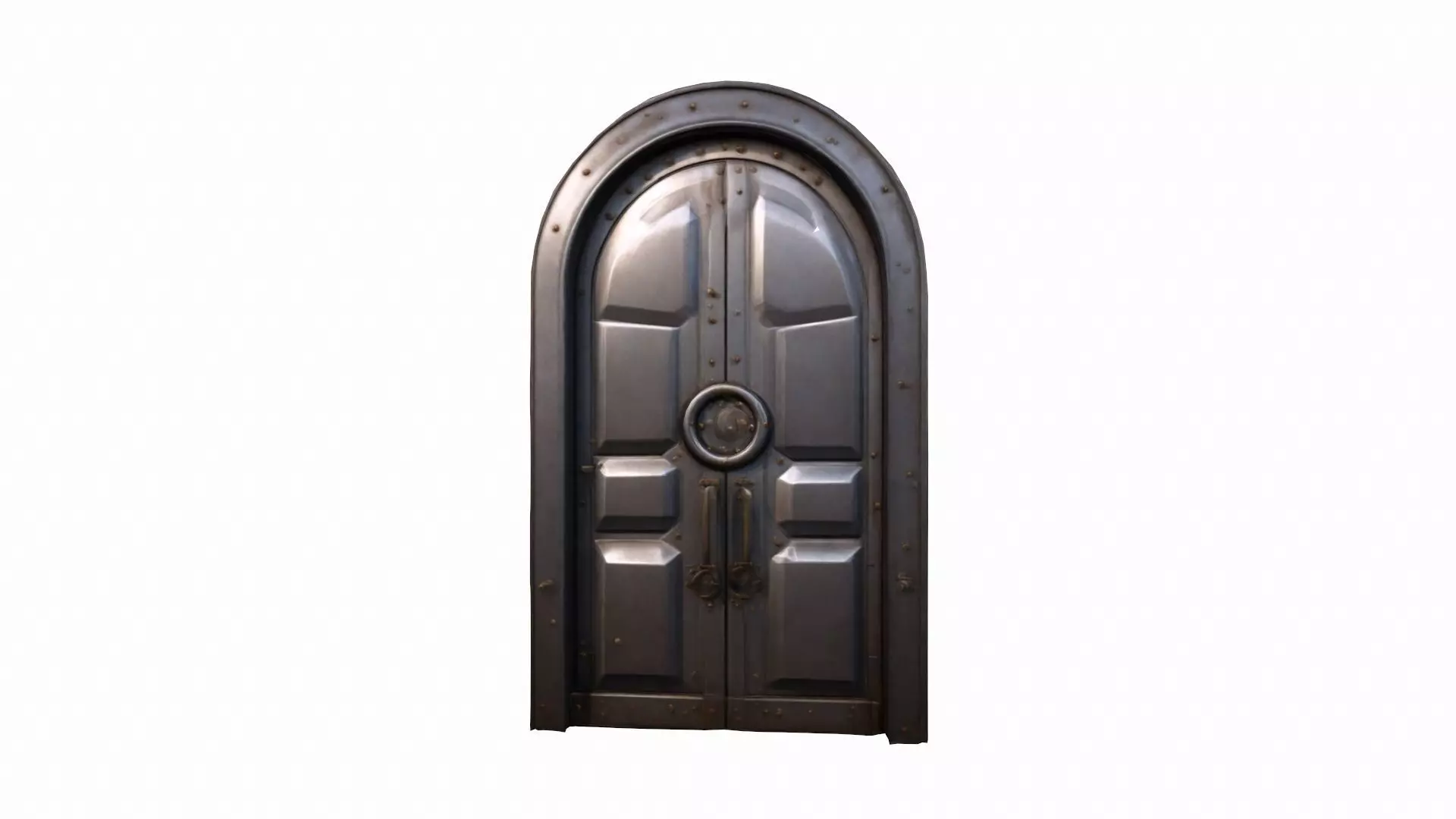 3d Model Office Building Security Access Metal Door 3D model_0