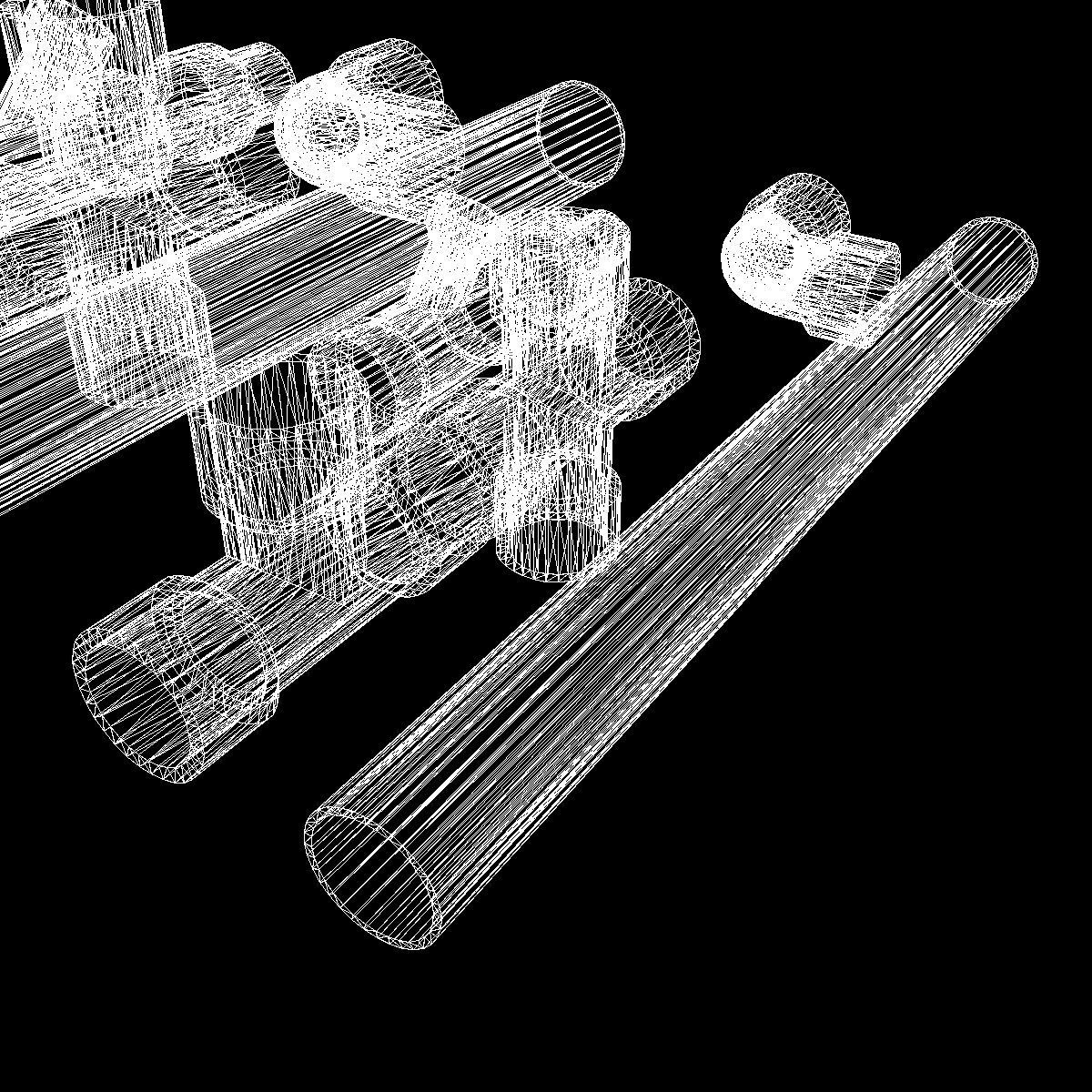 PVC Pipe Collection 3D model_13