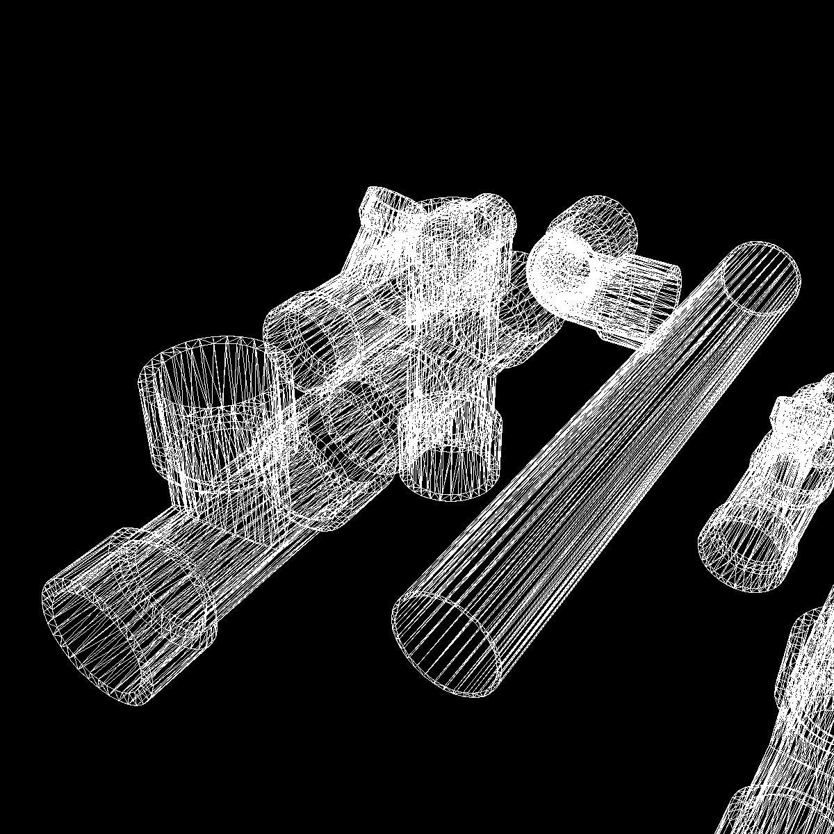 PVC Pipe Collection 3D model_14